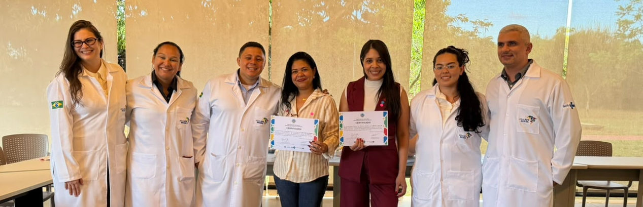 3ª Turma do Curso Prático de Cateterismo Vesical no Adulto (PRATICAVA-SUS) na sede da OPAS em Brasília