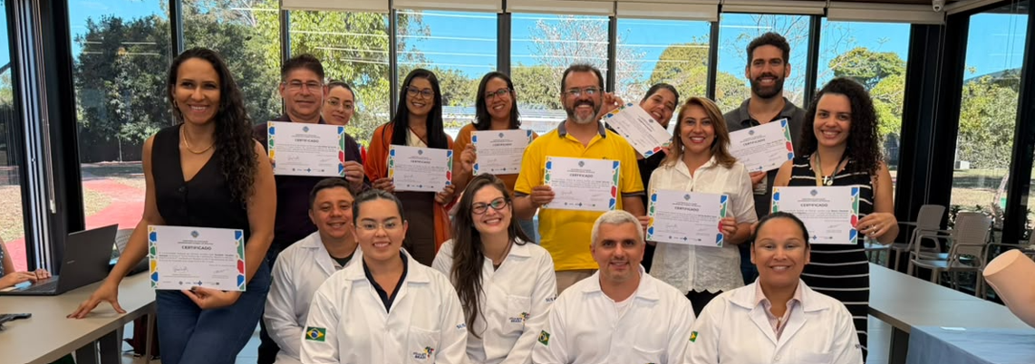 5ª Turma do Curso Prático de Cateterismo Vesical no Adulto (PRATICAVA-SUS) na sede da OPAS em Brasília