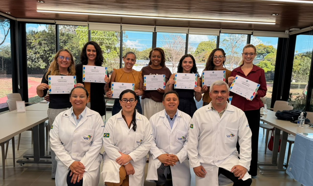 8ª Turma do Curso Prático de Cateterismo Vesical no Adulto (PRATICAVA-SUS) na sede da OPAS em Brasília