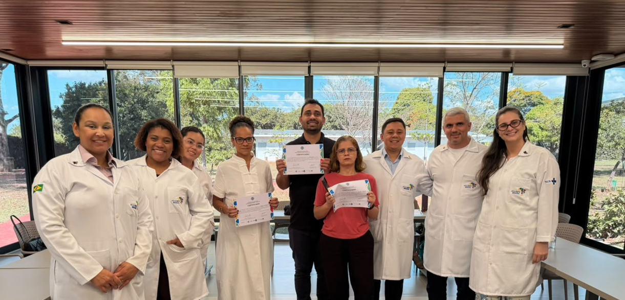 11ª Turma do Curso Prático de Cateterismo Vesical no Adulto (PRATICAVA-SUS) na sede da OPAS em Brasília