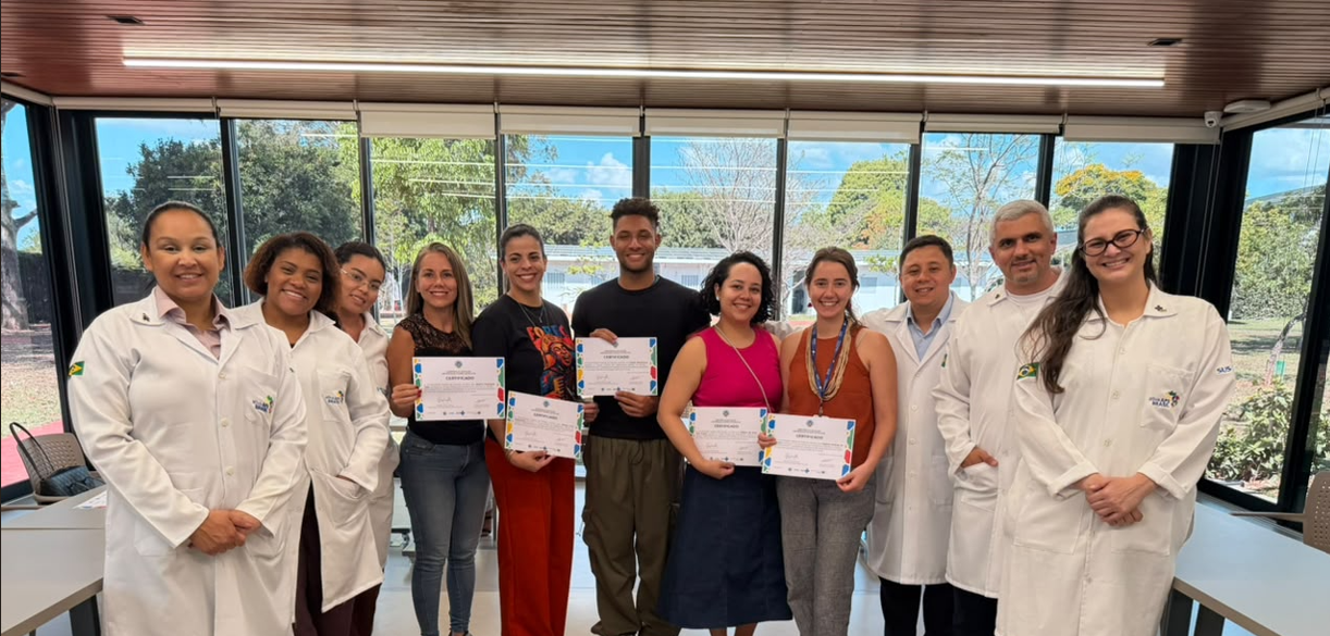 12ª Turma do Curso Prático de Cateterismo Vesical no Adulto (PRATICAVA-SUS) na sede da OPAS em Brasília