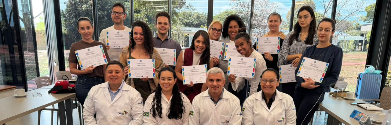 3ª Turma do Curso de Suporte Básico à Vida em Emergências (SBVE) na sede da OPAS em Brasília